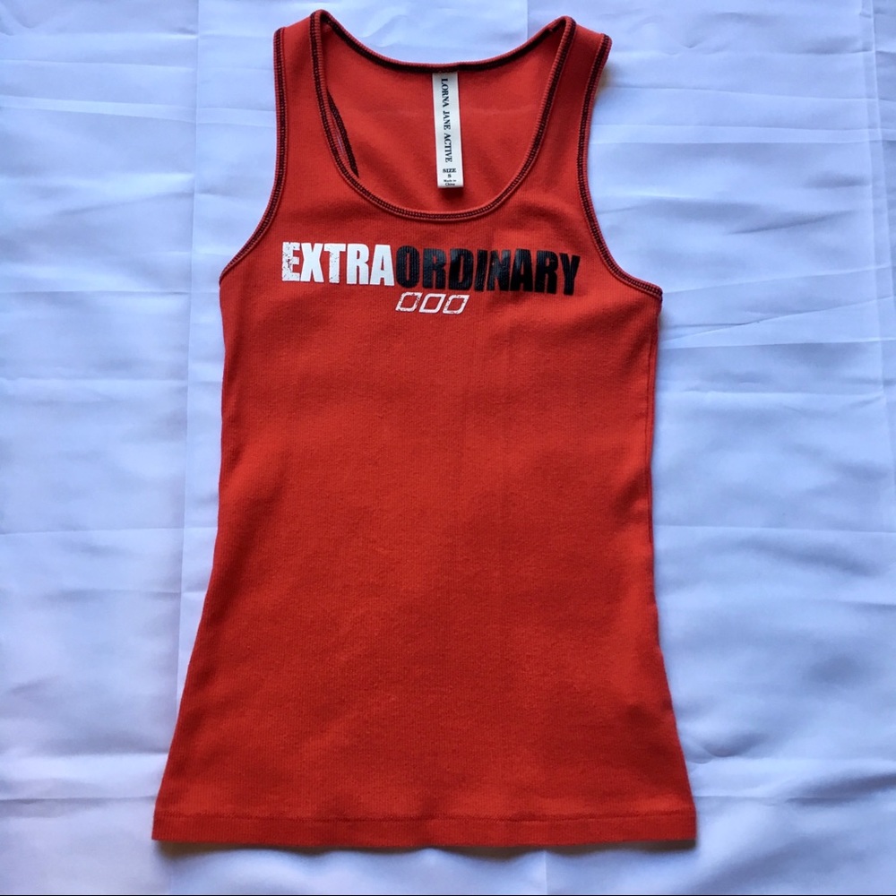 Lorna Jane Red Activewear Top
